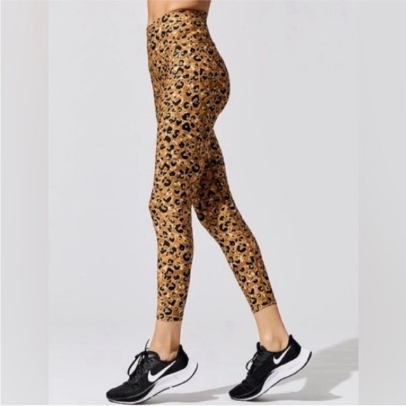 Carbon38 Leopard Leggings XS NEW - Picture 1 of 8